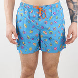 Costume boxer stampa ombrelloni Gallo