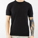 Maglia misto lana e lyocell a punto rasato dritto e rovescio ASV Emporio Armani