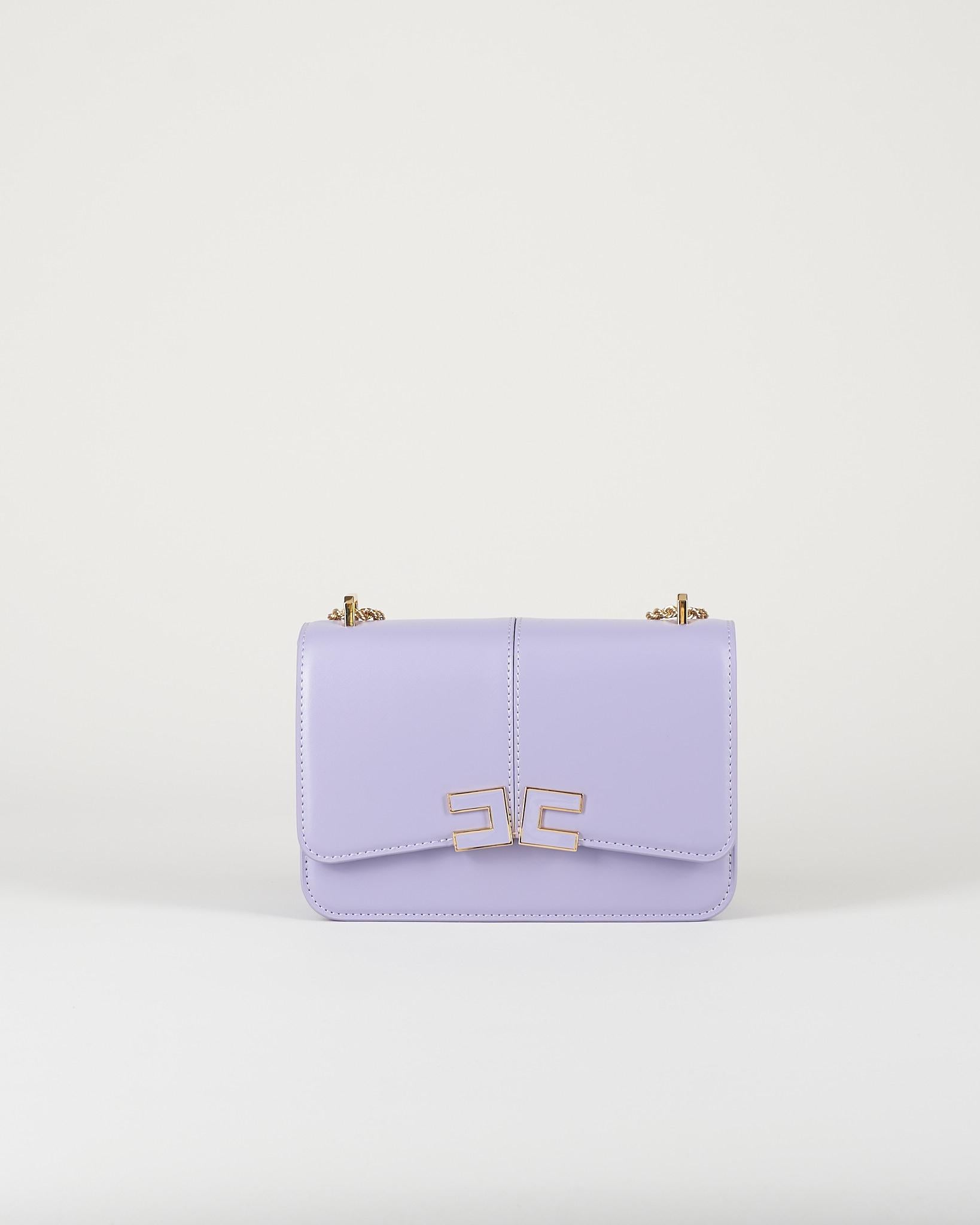 Borsa Lilla a tracolla con dettaglio logo BS91A61E2 EV7 ELISABETTA FRANCHI 