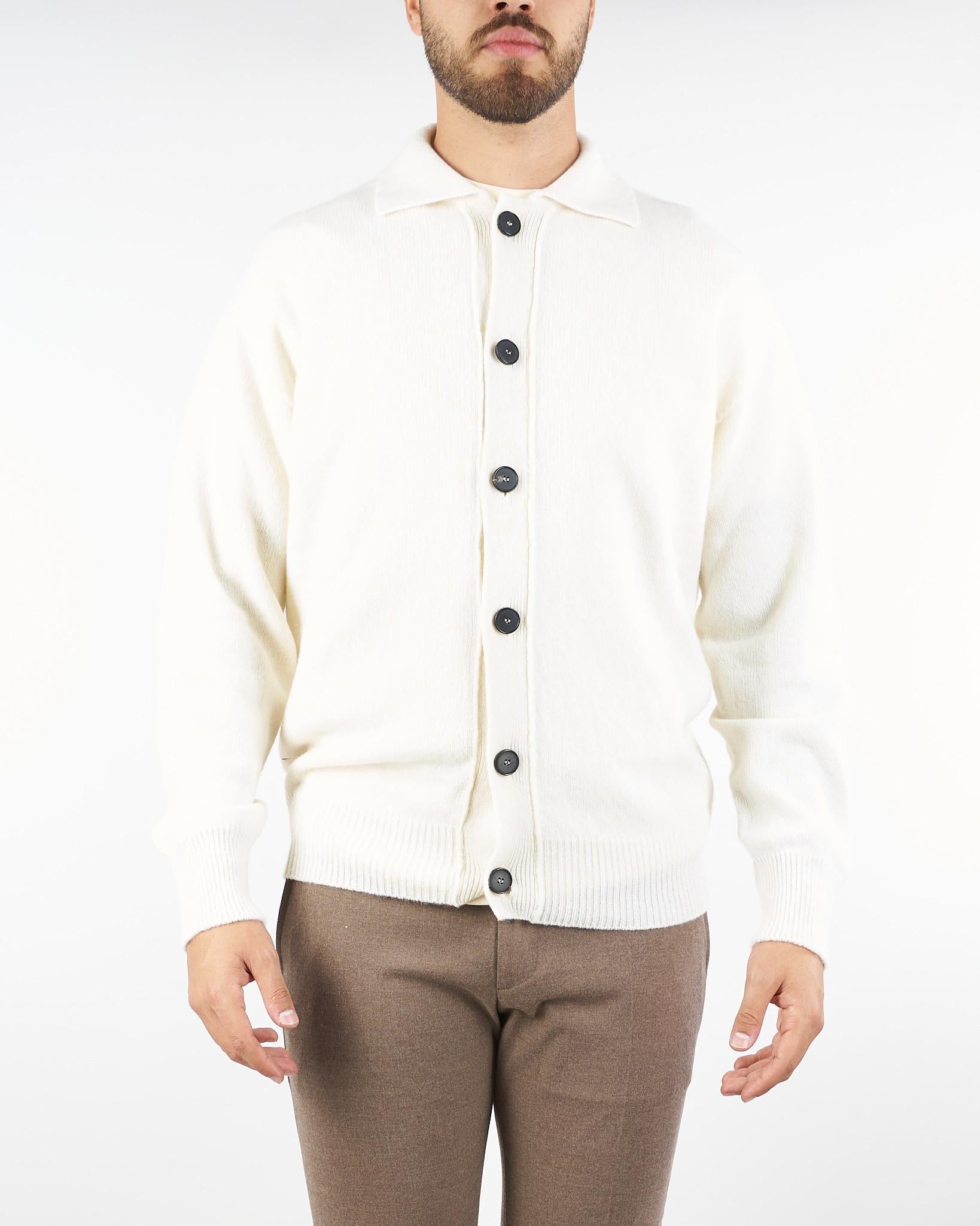 Cardigan Panna in pura lana e cashmere B9F0010 03M AMARANTO 