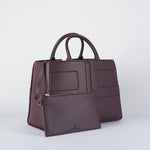 Borsa Merlot tote grande con logo BS34A56E2 EA4 ELISABETTA FRANCHI 