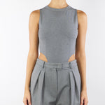 Body Grigio ultrasgambato BD00201TJER0060 V0071 SIMONA CORSELLINI 
