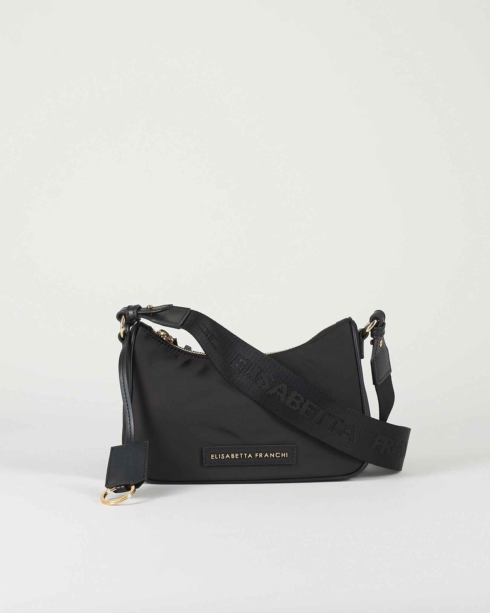 Borsa Nero a spalla con anello BS95A61E2 110 ELISABETTA FRANCHI 