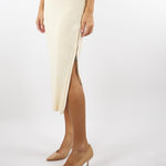 Gonna Crema midi in maglia 2G1042K9O3A W405 PATRIZIA PEPE 