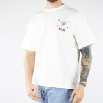 T-shirt Boxy Bianco con stampa 'Pay to Love' MAU3DICI05 01 3DICI 