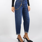 Jeans con catena gioiello PJ14D56E2 104 ELISABETTA FRANCHI 