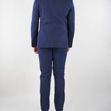 Abito Blu doppiopetto in fresco lana 4030A3378260000 88 MANUEL RITZ 