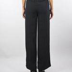 Pantalone Nero cropped wide leg TF0360 99 VICOLO 