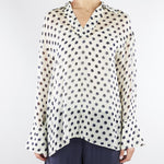 Blusa a pois Panna-Blu PBBEGREGE 1 PENNY BLACK 