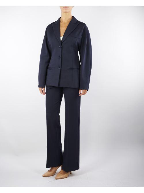 Pantalone gessato con gamba dritta TF0264 89 VICOLO 