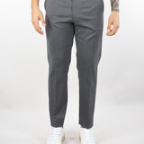 Pantalone Cooper Grigio in fresco lana L1PFW25266919 N013 LOW BRAND 