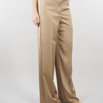 Pantaloni Tortora in doppio raso PBPFINANZA 6 PENNY BLACK 