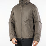 Giubbotto Fango con cappuccio in nylon EM003042AF18503 U8143 EMPORIO ARMANI 