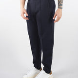 Pantalone Jogger Blu in double jersey con ricamo logo EM004542AF10013 UB118 EMPORIO ARMANI 