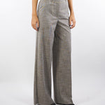 Pantaloni Tortora in tela tramata PA01501TTEL0013 V00 SIMONA CORSELLINI 