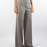 Pantaloni Tortora in tela tramata PA01501TTEL0013 V00 SIMONA CORSELLINI 