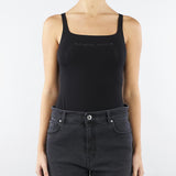 Body Nero in jersey con logo in strass BO02350E3 110 ELISABETTA FRANCHI 