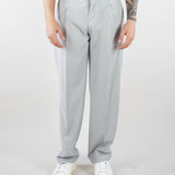 Pantalone Grigio in fresco lana con pences Relaxed fit PAU3DICI041 98 3DICI 