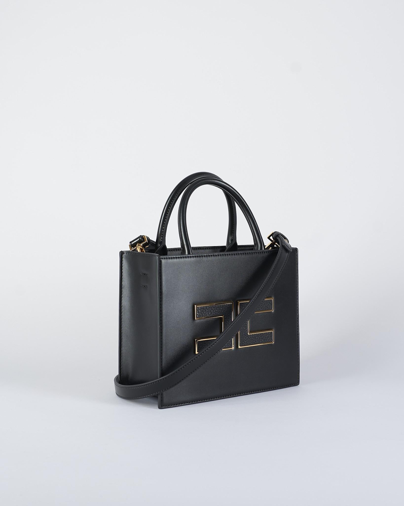 Borsa Tote piccola Nero con logo BS33A56E2 110 ELISABETTA FRANCHI 