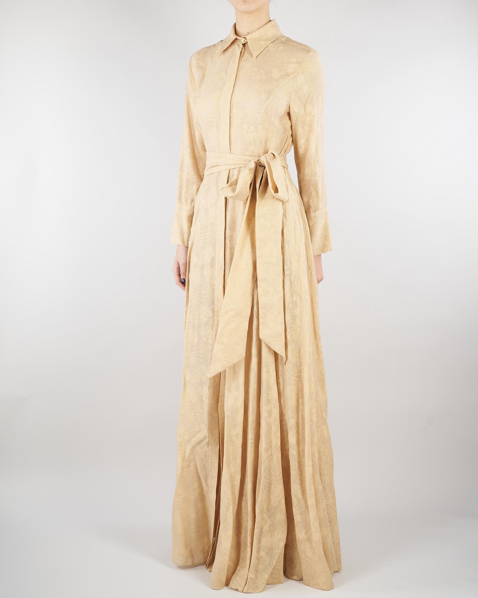 Abito Chemisier jacquard Beige AL100 30 ATELIER LEGORA 