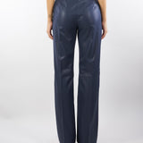 Pantaloni Blu flare fit laminati AGIO 2 PENNY BLACK 