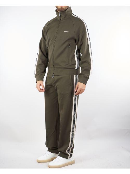 Pantaloni Verde in tuta con bande a contrasto EM002873AF134880 U8120 EMPORIO ARMANI 