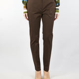 Pantalone sigaretta in gabardina