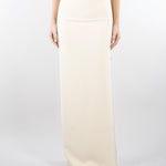 Gonna Burro in crêpe leggero con zip gioiello GO16561E2 193 ELISABETTA FRANCHI 