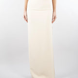 Gonna Burro in crêpe leggero con zip gioiello GO16561E2 193 ELISABETTA FRANCHI 