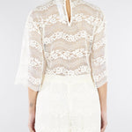 Blusa Burro in pizzo macramè TP2900 59 TWIN SET 