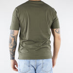 T-shirt Verde in cotone Supima DK17103 35 DIKTAT 
