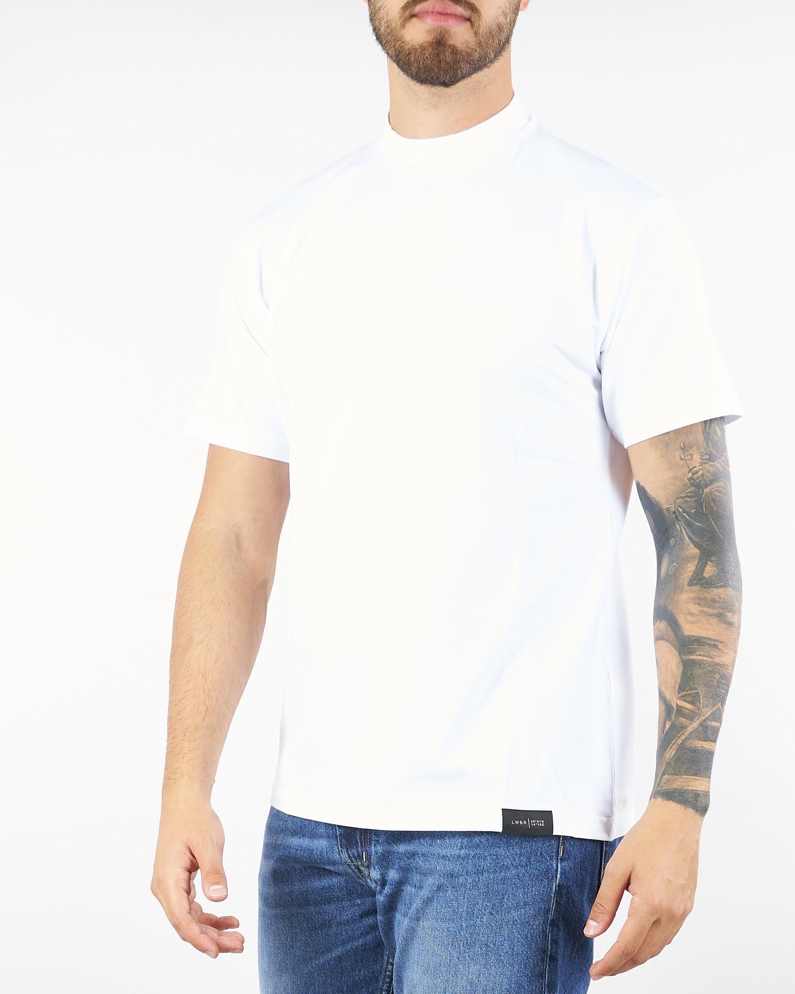 T-shirt basic Bianco in cotone L1TFW25266574 A001 LOW BRAND 