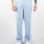 Pantalone Celeste con gamba e fondo ampio PAU3DICI039B 30 3DICI 