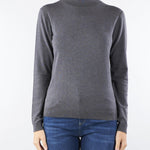 Maglia Dolcevita Grigio in filato di seta e lana KIKU 5 MAX MARA WEEKEND 