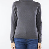 Maglia Dolcevita Grigio in filato di seta e lana KIKU 5 MAX MARA WEEKEND 