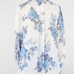 Camicia Azzurro in georgette con rouche MLLCANAPA 3 MARELLA 