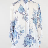 Camicia Azzurro in georgette con rouche MLLCANAPA 3 MARELLA 