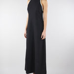 Abito Nero-Bianco in envers satin con schiena scoperta MLTSAPORE 1 MARELLA 