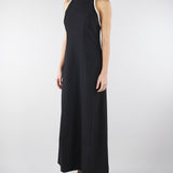 Abito Nero-Bianco in envers satin con schiena scoperta MLTSAPORE 1 MARELLA 