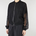 Bomber Nero in pizzo SP5LE049 0001 ICONA 