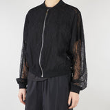 Bomber Nero in pizzo SP5LE049 0001 ICONA 