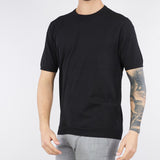 Maglia Nero in misto cotone e seta