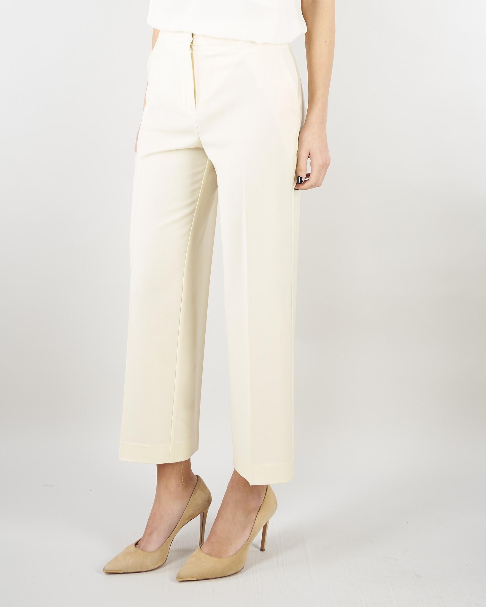 Pantalone Crema Regular fit M6PH07 824 MEIMEIJ 