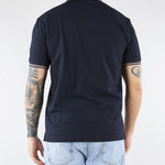 Polo Blu in piquet con logo EM004607AF23090 UB118 EMPORIO ARMANI 