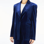Blazer Blu in velluto ACTGC025GI1050 89 ACTUALEE 