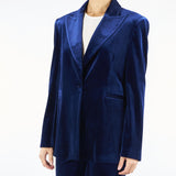 Blazer Blu in velluto ACTGC025GI1050 89 ACTUALEE 