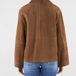 Giubbotto crop Cuoio in suede WKDPALCHI 1 MAX MARA WEEKEND 