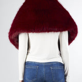 Stola Bordeaux in Ecopelliccia NS076 50 NO SECRETS 