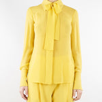 Camicia Sun in georgette e crêpe con fusciacca CA14861E2 EV6 ELISABETTA FRANCHI 