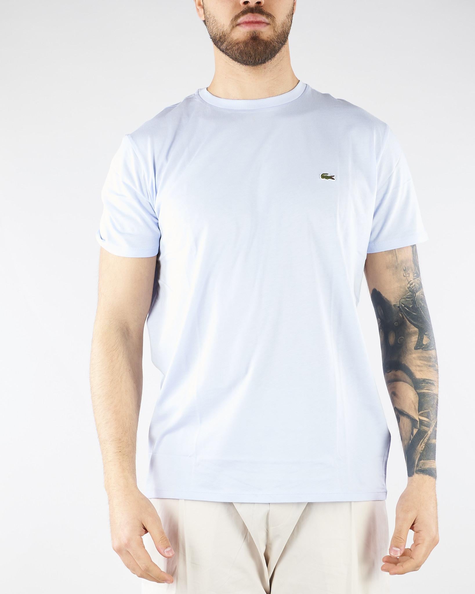 T-shirt Polvere in cotone Pima TH6709 J2G LACOSTE 